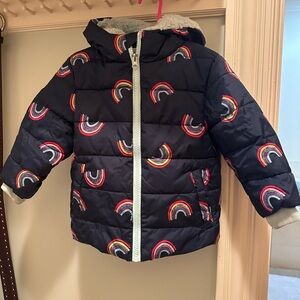 SwissTech Size 2T Children's Rainbow Puffer Jacket